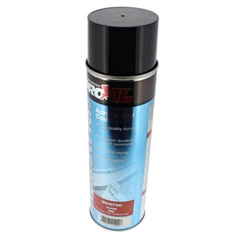 Proxl Industrial Acrylic Topcoat Aerosol Manitou Red Ml L S