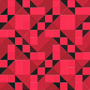 Red Geometric Mosaic Concept Art Tile Photo Background And Picture For ...