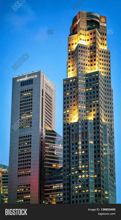 One Raffles Place Uob Image & Photo (Free Trial) | Bigstock