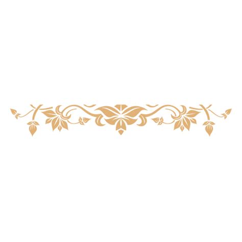 Divisor De Ornamento Floral Baixar Png Svg Transparente