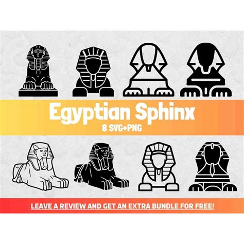 Egyptian Sphinx Svg Bundle Egypt Svg Egypt Clipart Sphinx Inspire