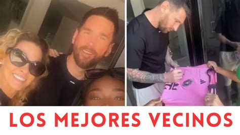 Visitaron la casa de Messi para pedirle un autógrafo y se sorprendieron