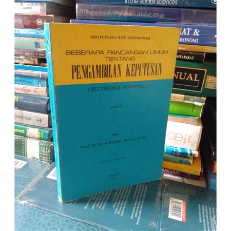 Jual ORIGINAL BUKU BEBERAPA PANDANGAN UMUM TENTANG PENGAMBILAN