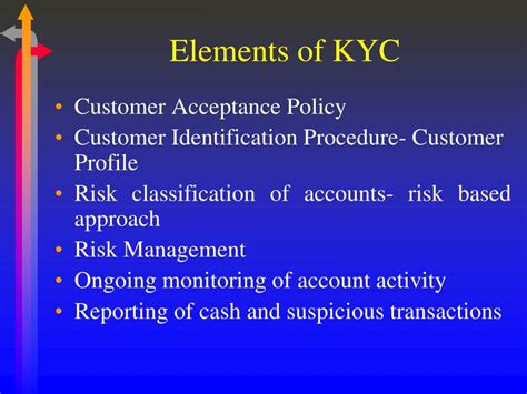 Ppt Kyc Norms And Obligation Of Banks Under Prevention Of Money