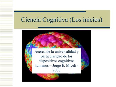 3 Ciencia Cognitiva I Ppt