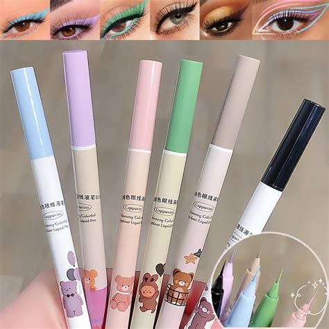 Amazon Sitovely 6 Colors Matte Liquid Eyeliner Pencil Set Cute