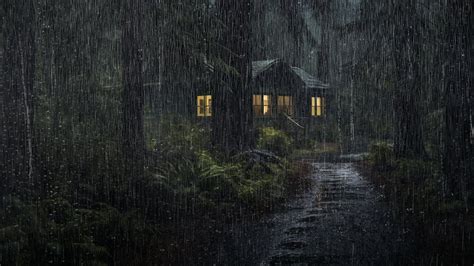 Éliminez Le Stress Avec Une Douce Pluie Dans La Forêt Sons Relaxants