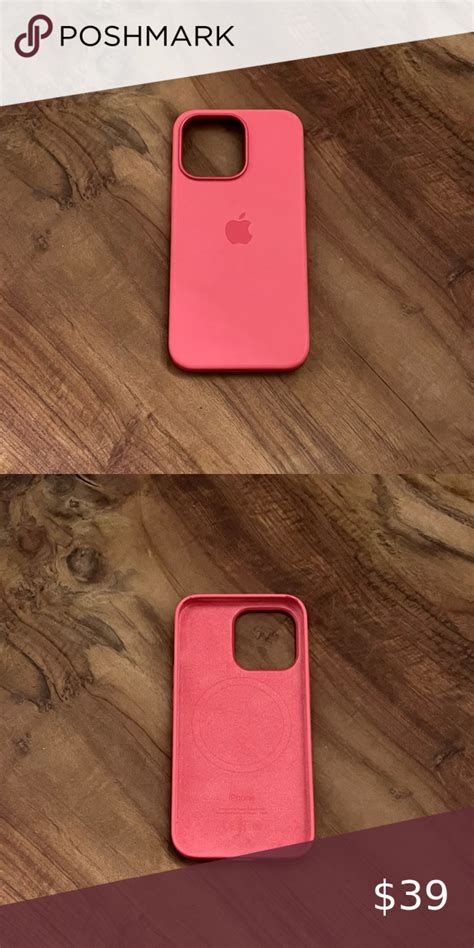 For Iphone Pro Silicone Case With Magsafe Pink Pomelo