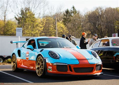 Porsche 911 Gt3rs With Gulf Livery Cars And Croissants Apr Flickr