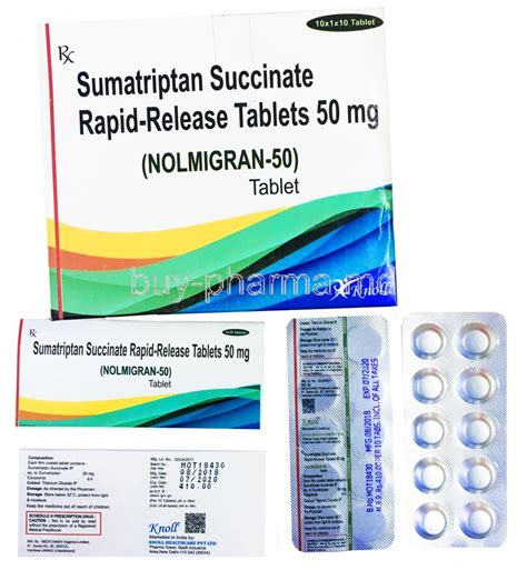 Buy Sumatriptan Rapid Release Tablet Online