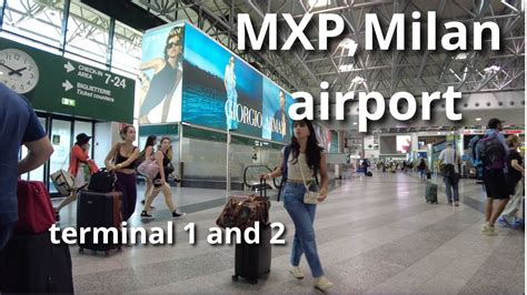 Milan Airport Malpensa Terminal 1 And 2 Virtual Tour YouTube