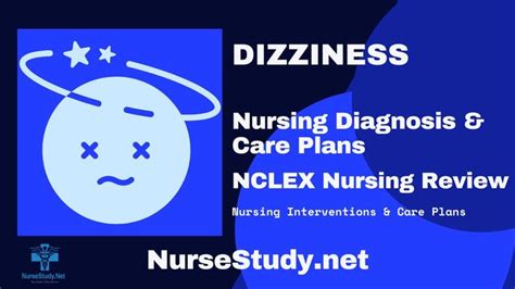 Dizziness Nursing Diagnosis And Nursing Care Plan NurseStudy Net