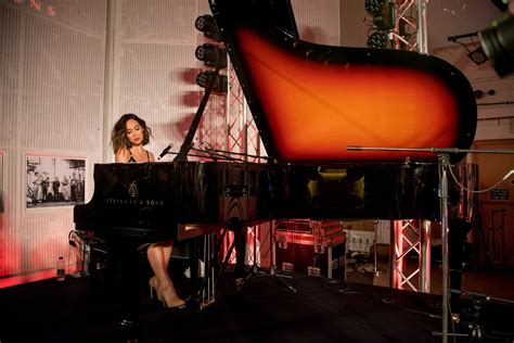 Myleene Klass Wows Crowd As She Plays On £100k Steinway And Sons Piano