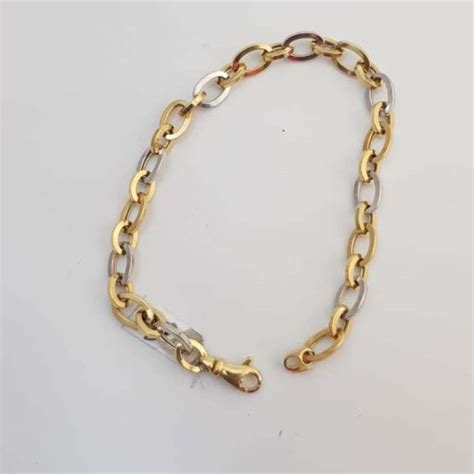 PULSERA ESCLAVA TEJIDO CARTIER ORO 18 KILATES Joyería Chibcha Dorado