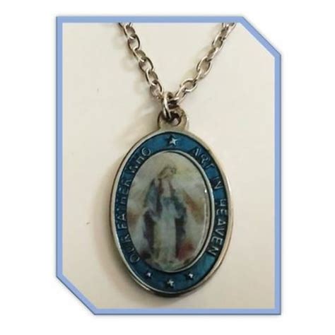 Immaculate Conception Our Father Pendant And Chain Catholic Shop