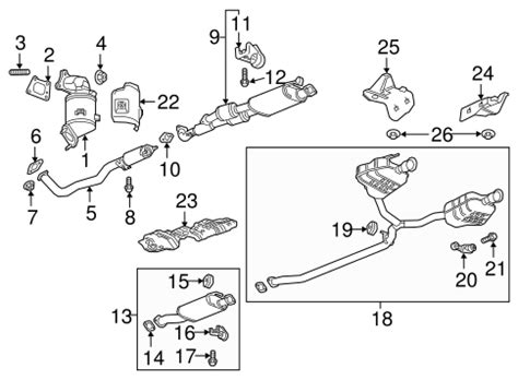 Exhaust Components For 2019 Buick Enclave Chevrolet Parts Direct