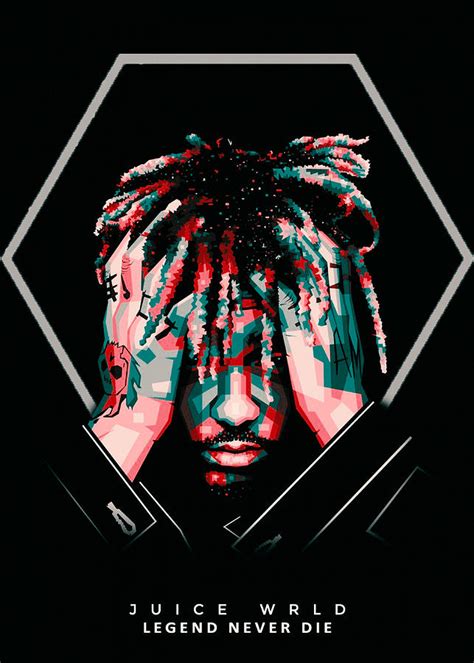 Rapper Digital Art By Juice Wrld Fine Art America