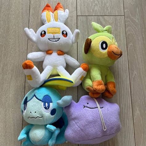 ポケットモンスター ぬいぐるみ サルノリ ヒバニー メッソン メタモンの通販 By きよまさshop｜ラクマ