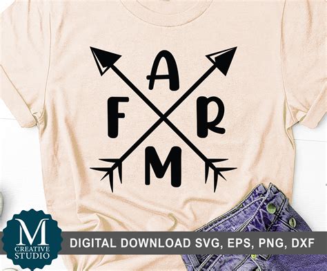 Farm Arrow Svg Png Eps Dxf Farmer Svg Farmhouse Svg Cut Etsy