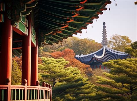 Korean Pagoda In Seoul Background, Gyeongnam, Ancient Architecture, High Resolution Background ...