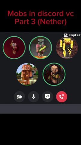 Minecraft Mobs In The Discord Call Part Nether Minecraft