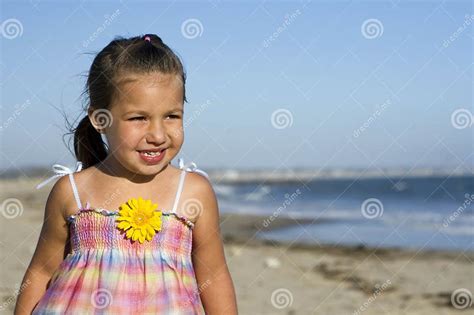 Beach Girl Stock Image Image Of Coast Play Cute Beautiful 10493093