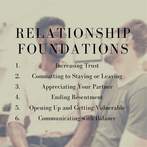 What Is A Solid Relationship Foundation Vantage Point Counseling