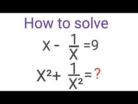 A Nice Algebra Problem Solving By Math Tutor By Man A Nice Olympiad