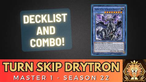 Turn Skip Drytron Master Season Deck Combo Guide Yu Gi Oh