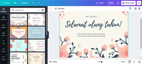 Cara Membuat Kartu Ucapan Selamat Di Canva Imagesee