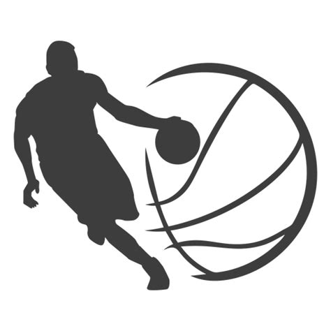 Jugador De Baloncesto Pelota Silueta Jugador De Baloncesto Descargar