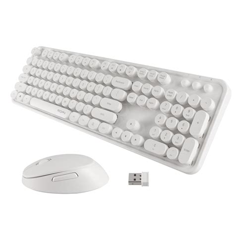 Wireless Keyboard And Mouse Set 2 4G Wireless Keyboard Punk Keycap PC