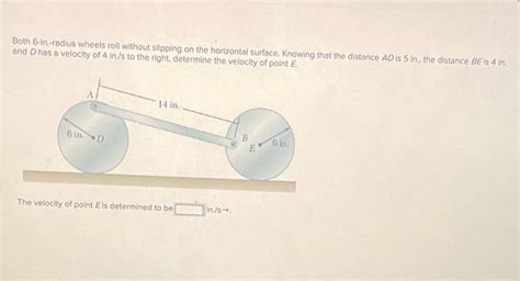 Solved Both In Radius Wheels Roll Without Slipping On The Chegg