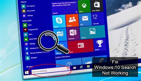 Fix Windows 10 Search Not Working Technipages