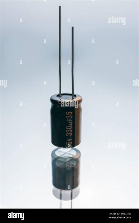 Bipolar Electric Capacitor Component Electrode Stock Photo Alamy