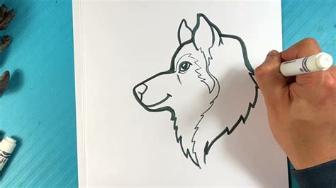 How To Draw A Husky Face Step By Step