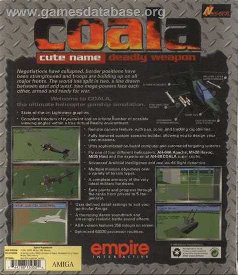 COALA Commodore Amiga Artwork Box Back