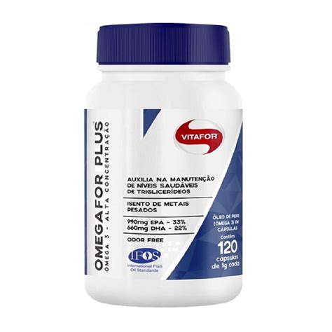 Omegafor Plus 1000 Mg 120 Capsulas Vitafor Submarino