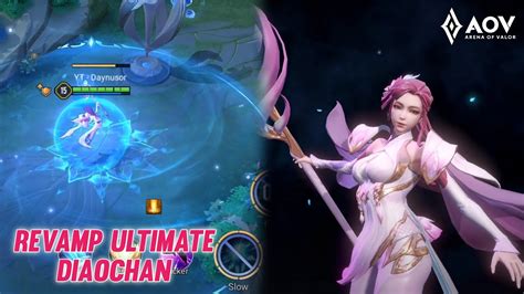 AOV New Update Diao Chan Skill Revamp Ultimate Can While Walking And