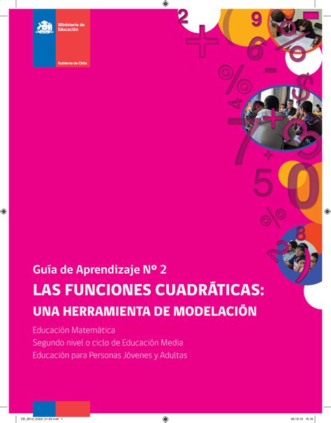 Guia N 2Matematica IICiclode EM LAS FUNCIONES CUADRÁTICAS UNA