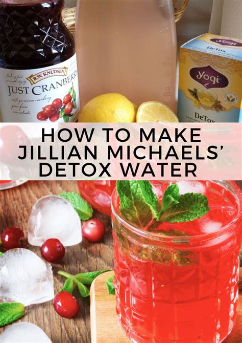 How To Make Jillian Michaels Detox Water Detox Water Natural Detox Cleanse Detox Water