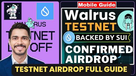 Walrus Airdrop Testnet Mobile Guide Free To Join Walrus Testnet