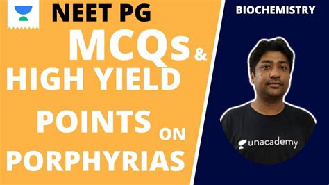 Neet Pg Mcqs High Yield Points On Porphyrias Biochemistry Dr