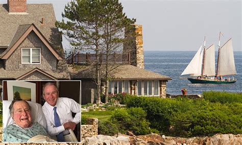 Former President George H W Bush In Maine For The Summer Daily Mail