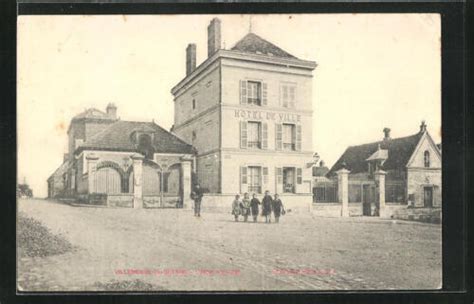 CPA Villeneuve la Guyard LHôtel de Ville 1904 eBay