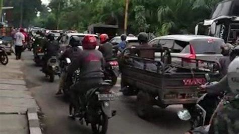 Dampak Jalan Daan Mogot Tangerang Satu Arah Senin Pagi Kondisi Macet