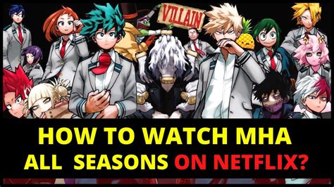 How To Watch My Hero Academia All Seasons On Netflix Watch