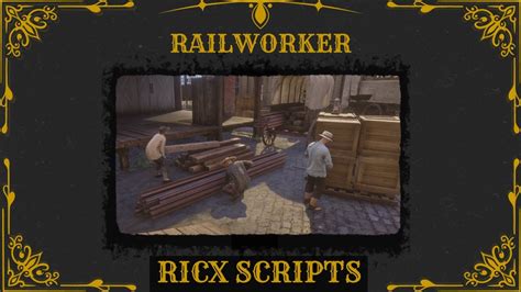 RedM Script RicX Railworker Job RedEM RP Reboot RSG QBR QR VORP