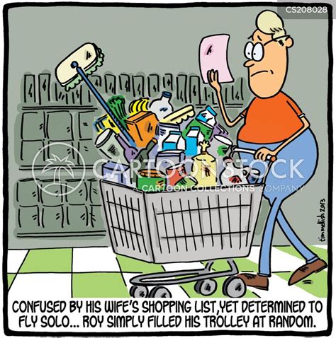 Shopping List Cartoons And Comics Funny Pictures From Cartoonstock