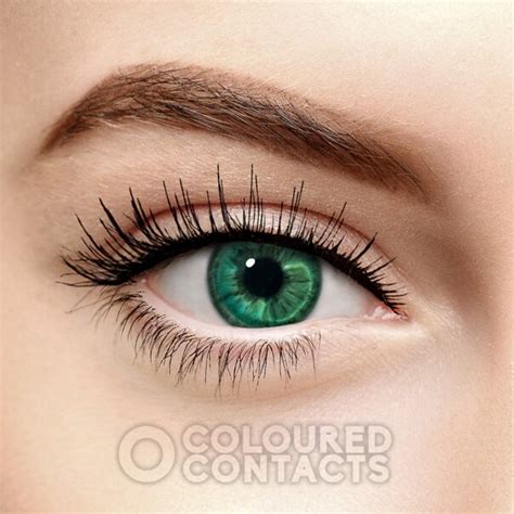 Emerald Color Enhancing Contact Lenses Green Natural Contacts